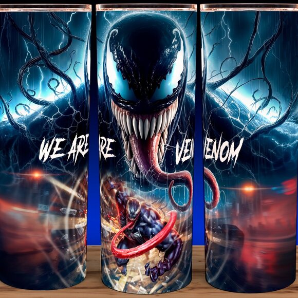 Glow in the Dark We Are Venom Super Villain Cup Mug Tumbler 20oz - Picture 2 of 4